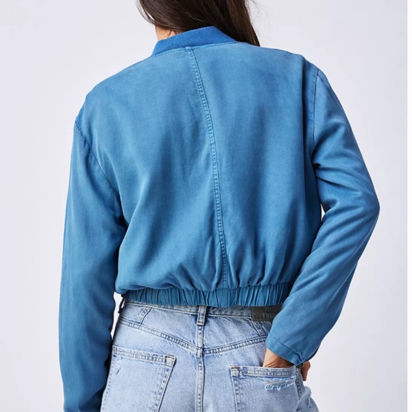 Free People Lightweight Knock Out Siren lightweight Bomber Jacket - Picture 3 of 13